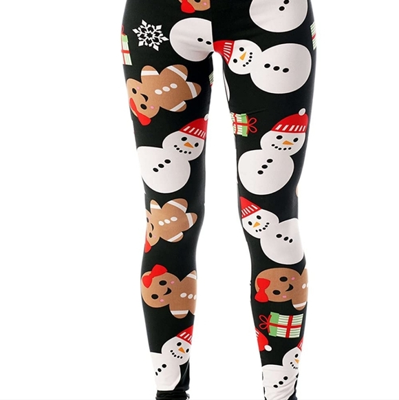 Christmas Leggings, Size L, NEW! - Picture 3 of 3